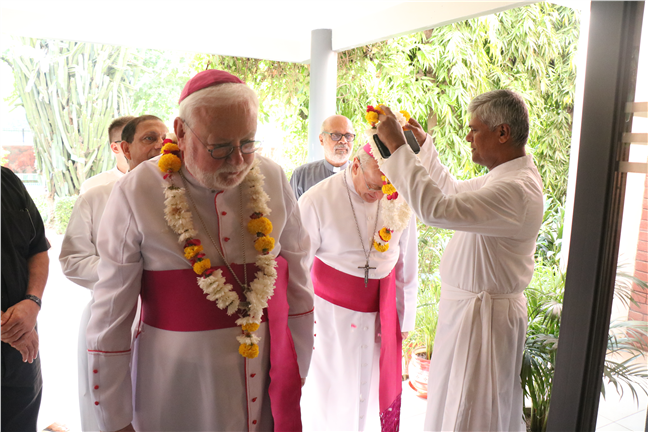 HE Gallagher's Visit to Vidyajyoti Theology College