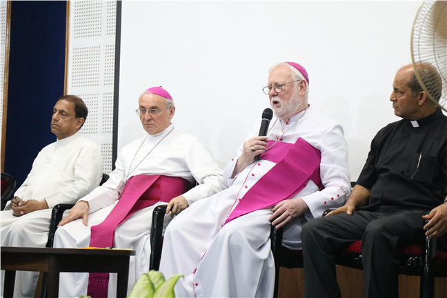 HE Gallagher's Visit to Vidyajyoti Theology College